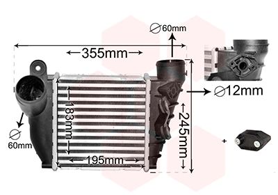 VAN WEZEL Kompressoriõhu radiaator 58004200